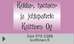 Kukka-, Hautaus- ja Juhlapalvelu Kuittinen logo